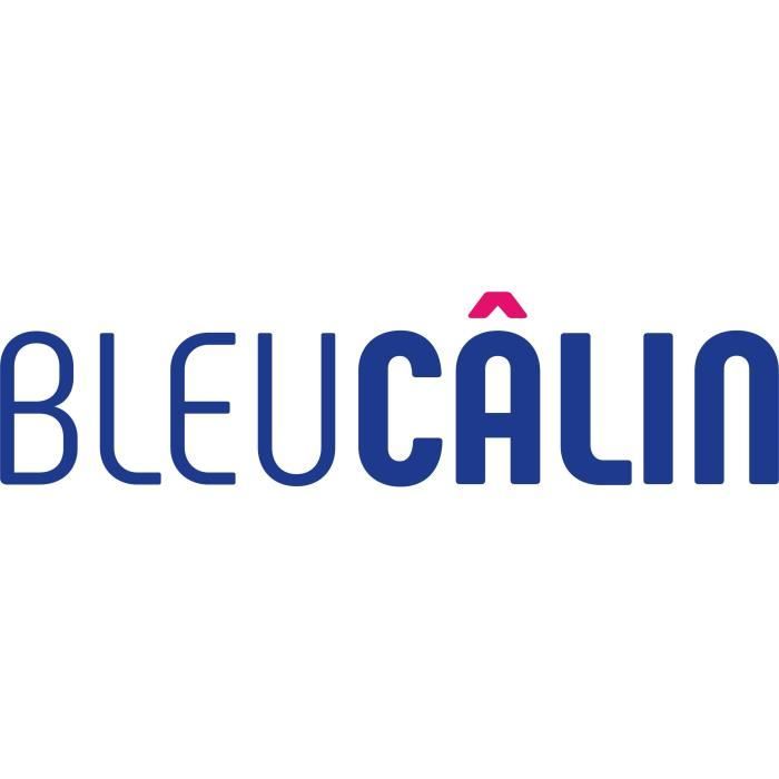 Oreiller relaxant - 60 x 60 cm - Moelleux - BLEU CALIN - Blanc