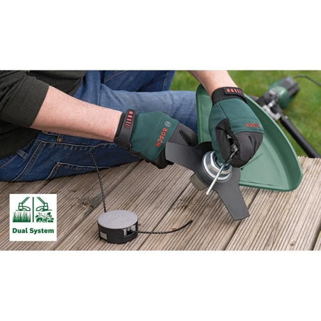 Débroussailleuse Bosch -  AFS 23-37  - (1000W, livrée avec 3 fils de 37 cm, 1 lame de débroussailleuse et 1 bandouliere)