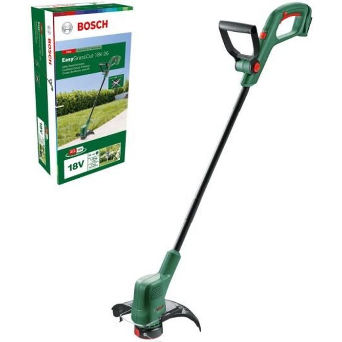 BOSCH EasyGrassCut 18V-26 Grass Trimmer - 26 cm Cutting Diameter - Without Battery - 06008C1C04