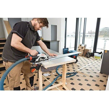 Scie circulaire Bosch Professional GKS 18V-57 G + 2 batteries 4,0Ah + chargeur GAL 18V-40 + L-BOXX  - 06016A2106