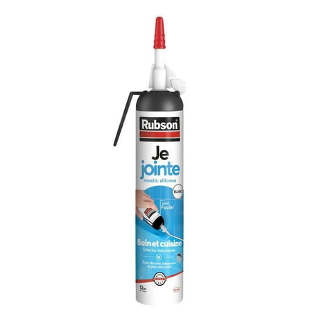 Mastic sanitaire Rubson - Gachette 200 ml - Blanc