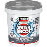 Revetement d'étanchéité - RUBSON - Anti-infiltrations Waterproof - Gris - Seau 1kg - Résiste aux UV
