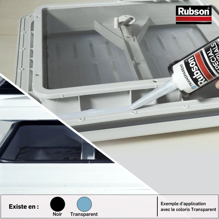 Mastic - RUBSON - Special Materials Auto-Bateaux - Noir - Cartouche de 280ml
