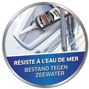 Mastic - RUBSON - Special Materials Auto-Bateaux - Noir - Cartouche de 280ml