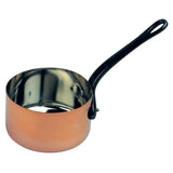 Casserole cuivre - BAUMALU - 12 cm - Cuivre massif - IntÈrieur ÈtamÈ - Manche en fonte