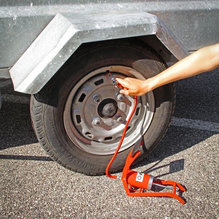 Pompe a pied 3 bars Maxi - PRECISION STEEL - Pour pneus auto, moto, vélo - valve presta - gonflage de ballons