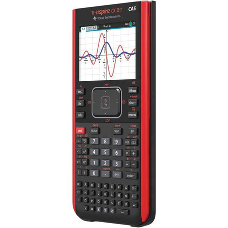 Calculatrice graphique - TEXAS INSTRUMENTS - TI-Nspire CX CAS II-T - Noir