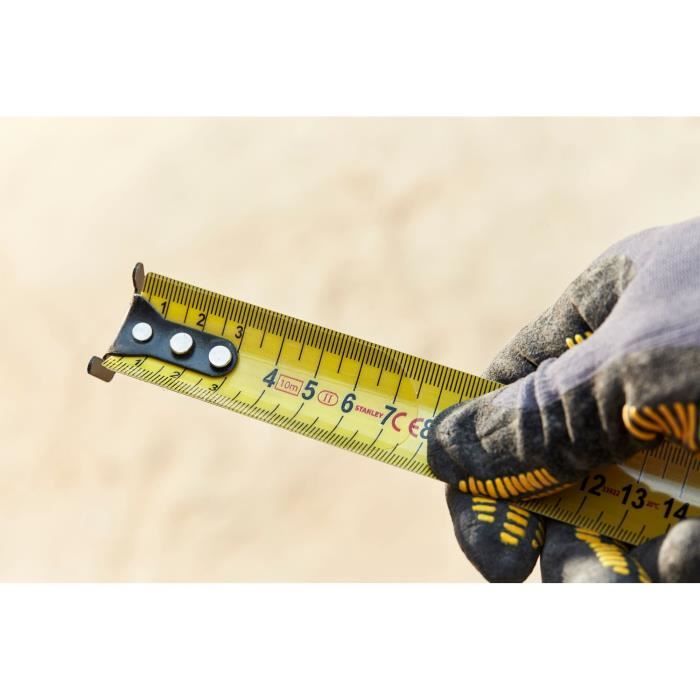 Metre ruban - STANLEY FATMAX - FMHT36142-0 - 10 m - 32 mm - Ultra épais - Blade Armor