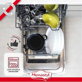 Marmite a moule - MENASTYL - 3645563 - En acier émaillé - Noir - 18 cm - Avec écritures - Tous feux dont induction