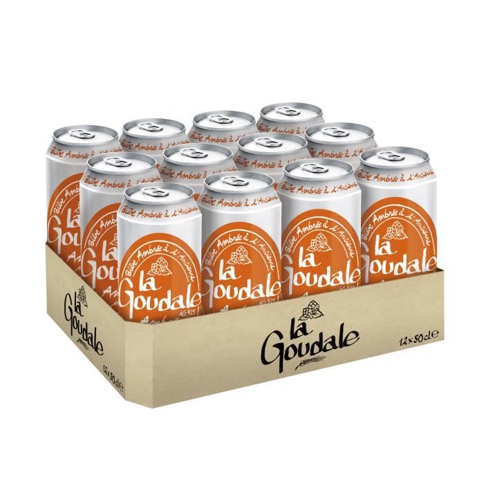 La Goudale Ambrée - Biere ambrée - Canettes 12x50cl