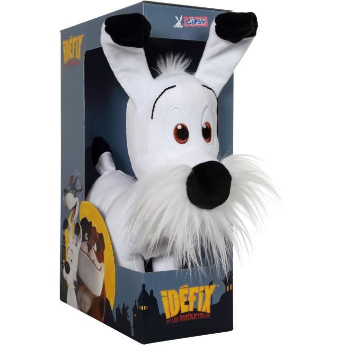 Gipsy Toys - IdÈfix et les IrrÈductibles - 30cm - Vendu En boÓte Cadeau - Blanc Noir