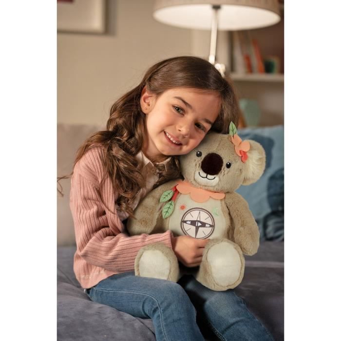Gipsy Toys - KWALYNA - Koala conteur d'Histoires - Peluche Qui Parle Interactive -Version française - 2h de Contes Merveilleux