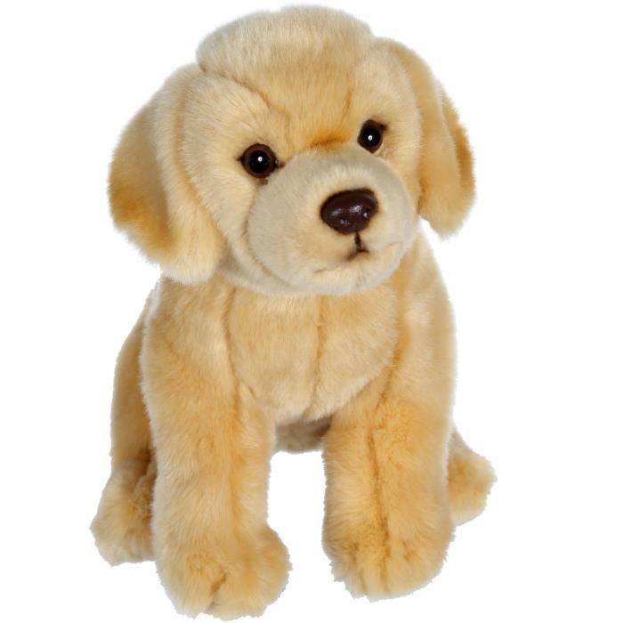 Peluche Chien Labrador Beige†- GIPSY TOYS - Assis,†25 cm