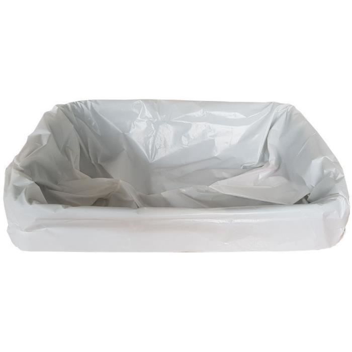 Sacs litiere - AIMÉ - x12 Format Universel 55x39 cm, pour Bac a Litiere avec Poignées Refermables