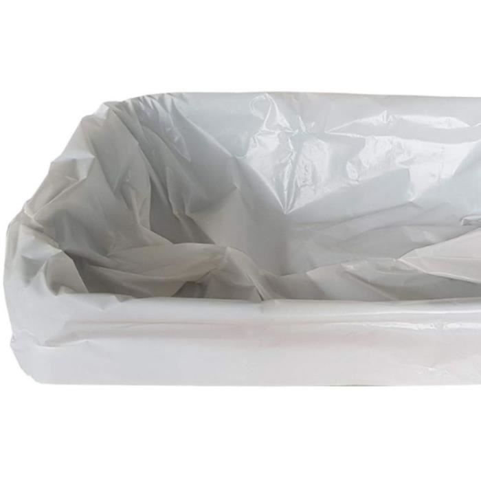 Sacs litiere - AIMÉ - x12 Format Universel 55x39 cm, pour Bac a Litiere avec Poignées Refermables