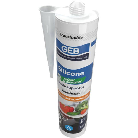 Silicone spécial alimentaire - GEB - Translucide - 310 ml
