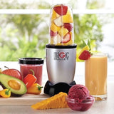 Blender - NUTRIBULLET - MAGIC BULLET MBR0723 - 200 W - 2 bols inclus - - lames acier inoxydable - Silver