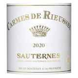 Carmes de Rieusec 2020 Sauternes