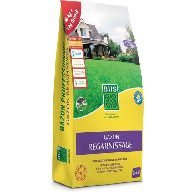 Semence de Gazon - BHS -  Gazon Regarnissage 5kg