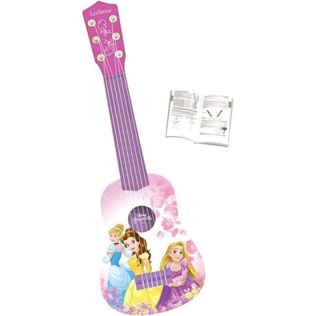 Lexibook, Disney Princesse, Ma premiere Guitare pour Enfant, 6 Cordes en Nylon, 53 cm, Guide Inclus, Des 3 ans