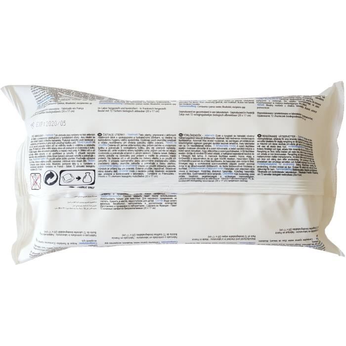 VETOCANIS Lingettes Nettoyantes Grand Format X72 Chien / Chat
