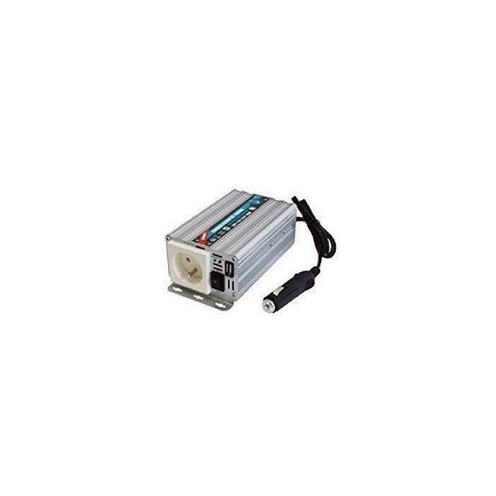 Convertisseur de tension - HTC TECHNIC - 12V/220 V - 150 W - Avec prise USB-A 2A livré avec cordon allume cigare