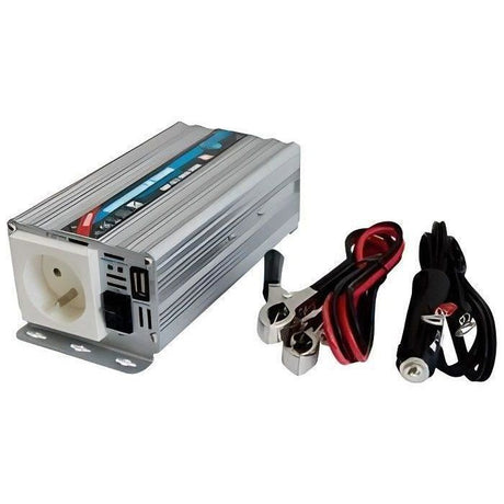 Convertisseur de tension - HTC TECHNIC - 24V/220 V - 300 W - Avec prise USB-A 2A livré avec cordon allume cigare