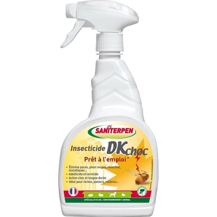 SANITERPEN DK CHOC 750 ml - Insectiside - 750 ml - Élimine les insectes volants et rampants , action longue durée,  Pin des Landes
