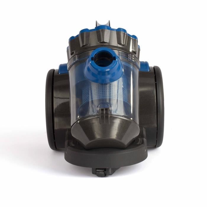 Aspirateur Multi-cyclonique sans sac - LIVOO DOH105B - 700 W - 2 L - 78 dB - Filtre lavable - Embout 2 en 1 - Bleu / Gris