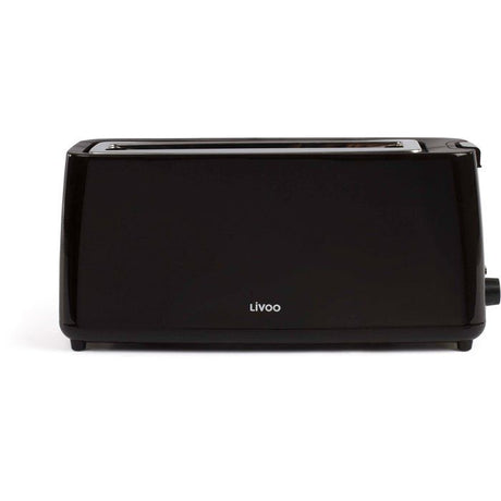 Grille-pain fente longue - LIVOO - DOD168N - 900 W - Thermostat réglable : 7 niveaux - Noir