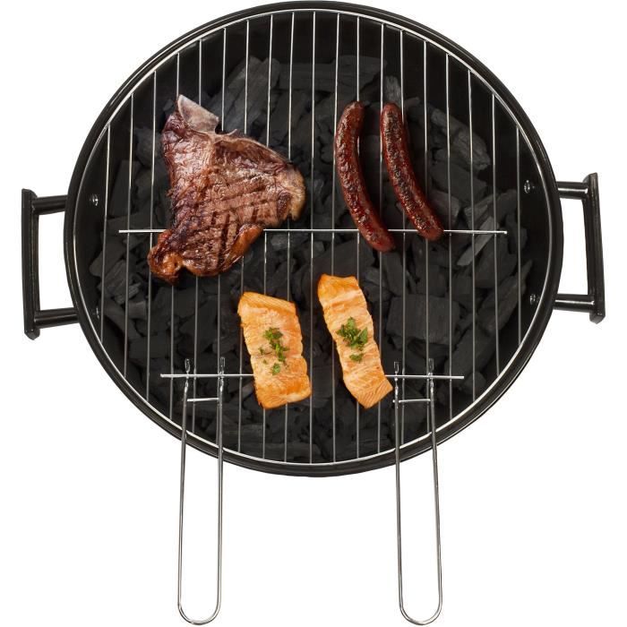 Barbecue a charbon - LIVOO DOC172VE - Acier ÈmaillÈ - Surface cuisson 41 cm