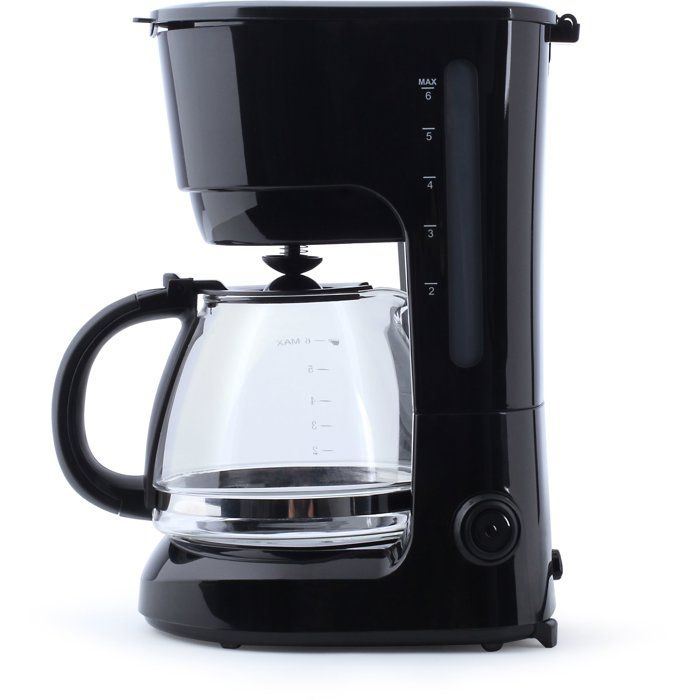 Cafetiere électrique - LIVOO - DOD183N - 600 W - 750 ml - 6 tasses - Noir