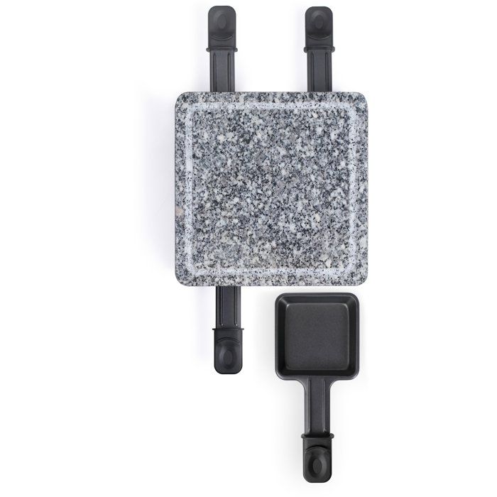 Appareil a raclette - LIVOO - DOC242 - 4 personnes - 600 W - Plateau amobible en granit