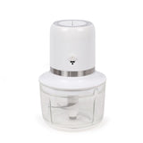 Hachoir électrique sans fil - LIVOO - 200 W - 2 vitesses - 1,2 L - 4 lames en acier - Blanc