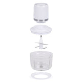 Hachoir électrique sans fil - LIVOO - 200 W - 2 vitesses - 1,2 L - 4 lames en acier - Blanc