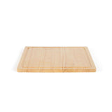 Planche a découper - LIVOO - MES141 - Bois d'hévéa - Taille XXL - 46 x 46 cm - Rigole intégrée