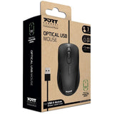 Souris filaire - PORT Designs - 900400-PRO - USB-A - Noir