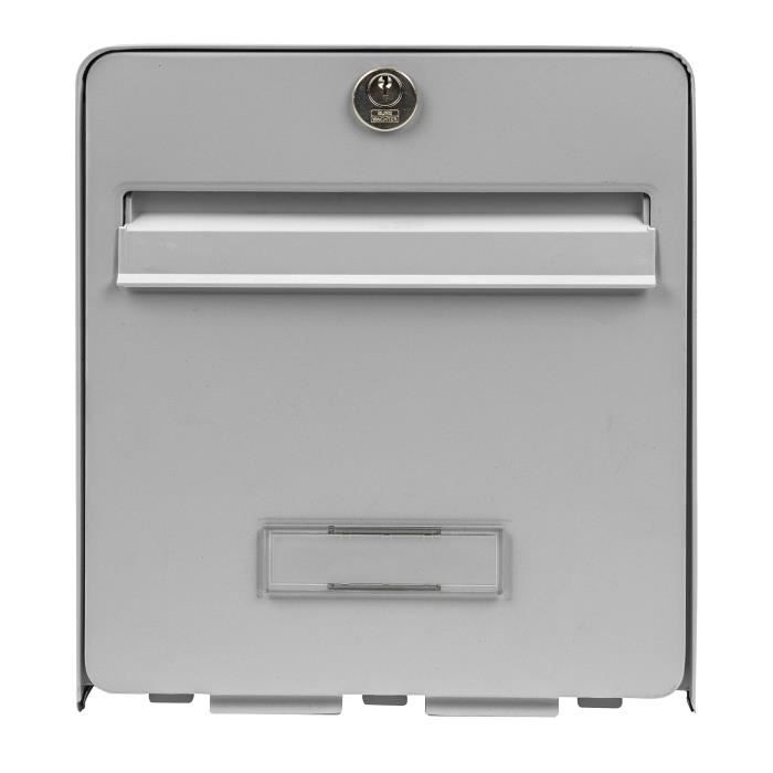 BURG WACHTER Boîte aux lettres Favor en acier galvanisé - 1 porte - Gris