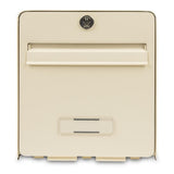 BURG WACHTER Boîte aux lettres Favor en acier galvanisé - 2 portes - Beige clair