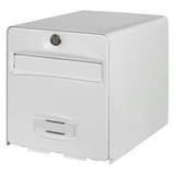 BURG WACHTER Boîte aux lettres Balthazar en acier galvanisé - 1 porte - Blanc