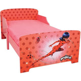 Fun house miraculous ladybug lit avec sommier a lattes 140x70 cm