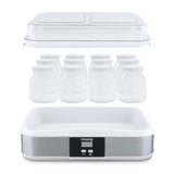 Yaourtiere HKoeNIG - ELY120 - Capacité 12 pots de 160ml - Programmable jusqu'a 15h - 15W