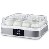 Yaourtiere HKoeNIG - ELY120 - Capacité 12 pots de 160ml - Programmable jusqu'a 15h - 15W