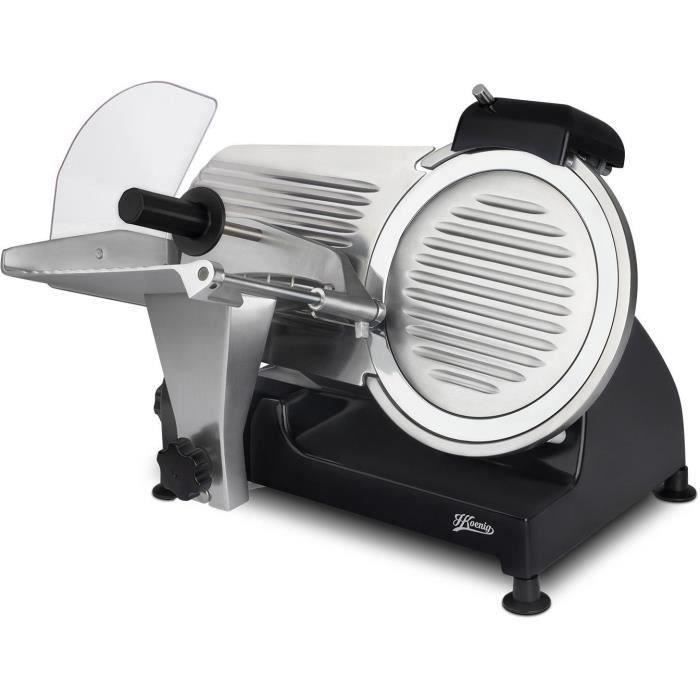 Trancheuse a viande - H.KoeNIG - MSX252 - Lame 250 mm - Puissance 240 W - Epaisseur 0-12 mm