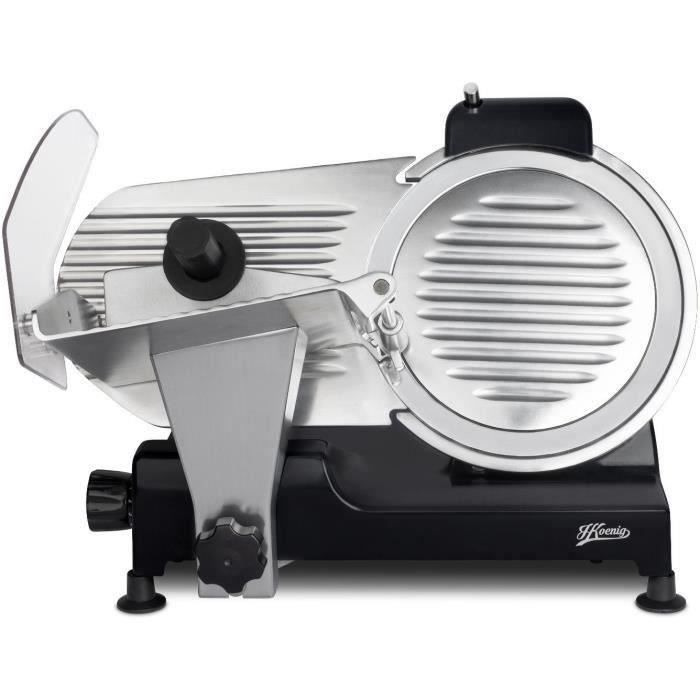 Trancheuse a viande - H.KoeNIG - MSX252 - Lame 250 mm - Puissance 240 W - Epaisseur 0-12 mm
