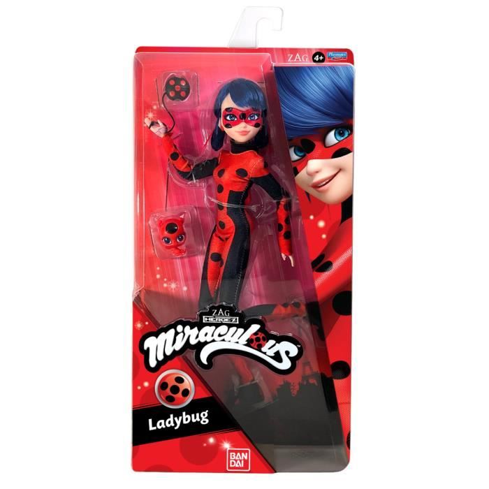 Poupée Ladybug Miraculous 26 cm - Costume inédit - BANDAI