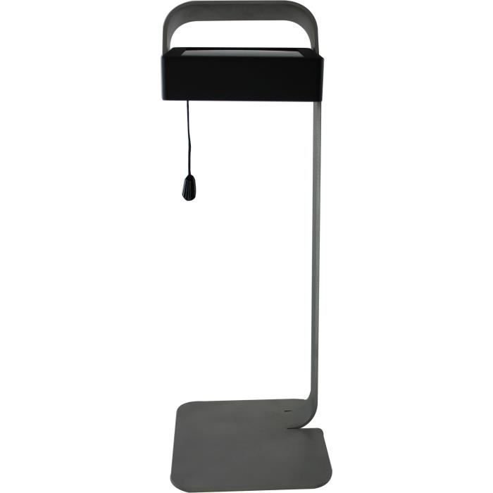 Lampe de table solaire - Easy - Gris - Aluminium - LED - 30 lumens