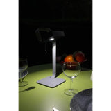 Lampe de table solaire - Easy - Gris - Aluminium - LED - 30 lumens