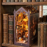 Book Nook - Kit DIY a construire Maquette 3D Serre Livre - Librairie Magique Creanook - 11 x 18 x 26 cm