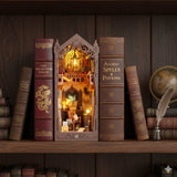 Book Nook - Kit DIY a construire Maquette 3D Serre Livre - Librairie Magique Creanook - 11 x 18 x 26 cm